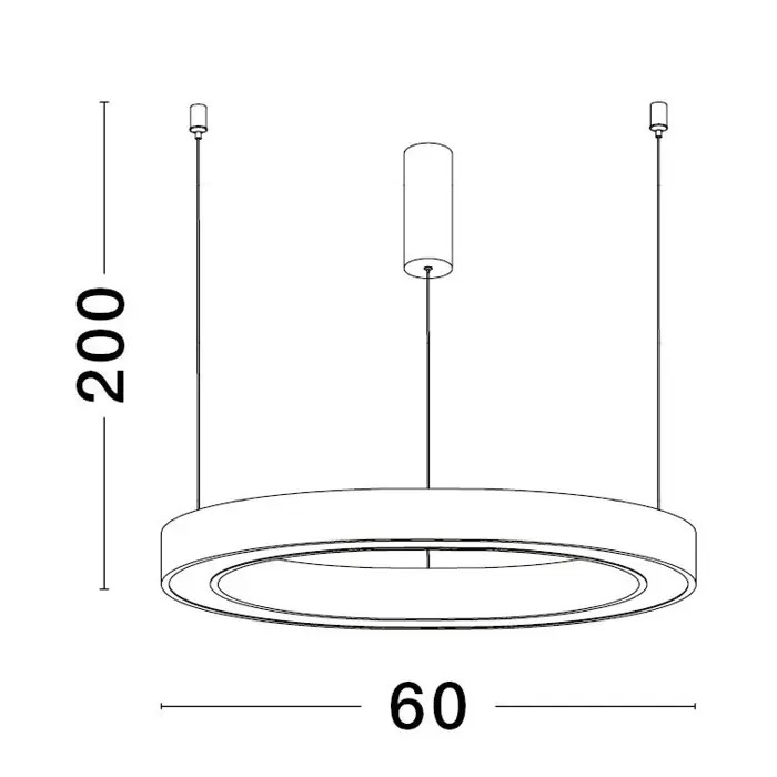 STING VISILICA LED 40W/3000K/2153lm/DIMM/IP20/BRONCA