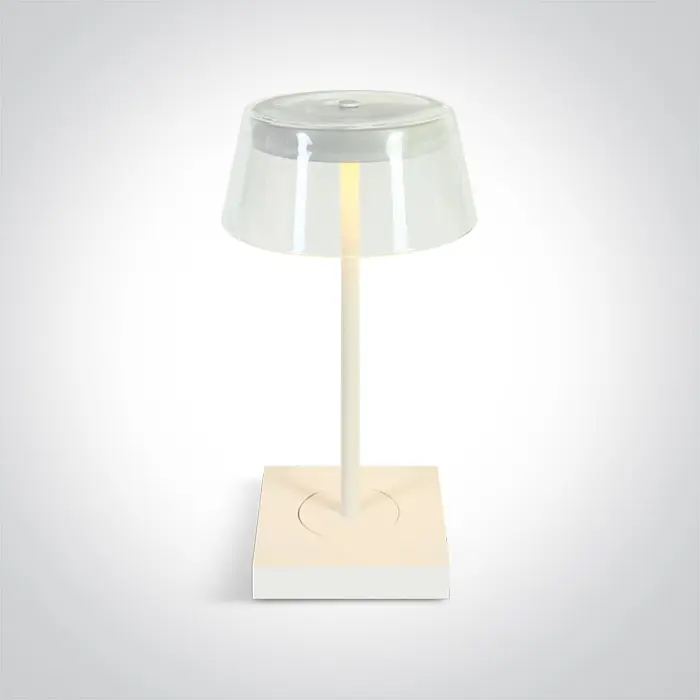 STOLNA LAMPA LED 2,5W PUNJIVA PREKO USB IP65 DIMM BIJELA