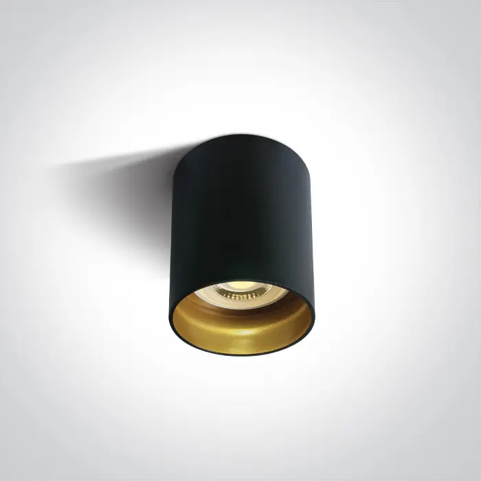 STROPNA SVJETILJKA MR16/GU10 CRNO ZLATNA