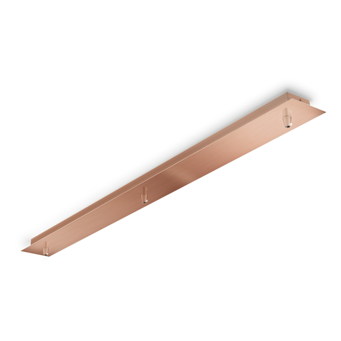 STROPNI NOSAČ VISILICA ROZETA LINEARE 3 LUCI BAKAR