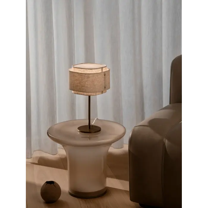 TAKAI STOLNA LAMPA BEŽ E27/15W/IP20/220-240V