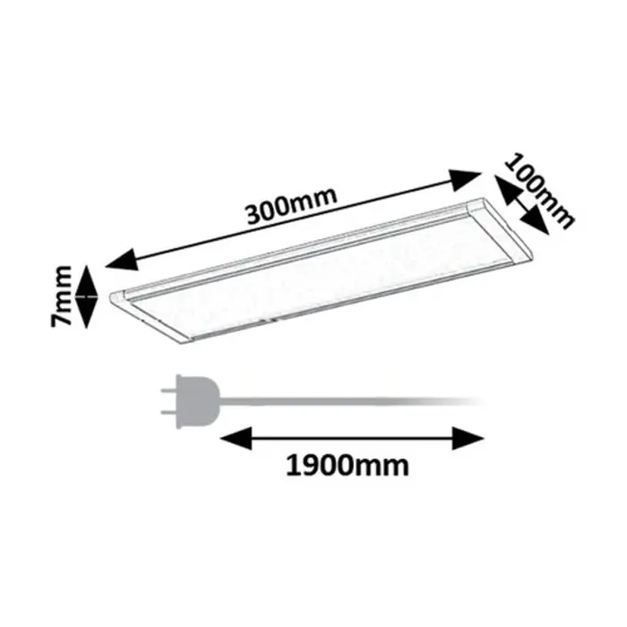 Tarelo RASVJETA ZA POLICE LED 6W/SREBRNA/IP20/380lm