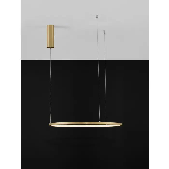 TARQUIN VISILICA LED 37W/3000K/1274lm/DIMM/IP20/MESING ZLATNA