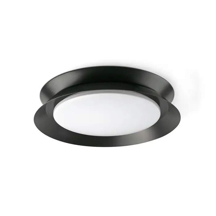 TENDER CEILING LAMP BLACK LED 24W 2700K