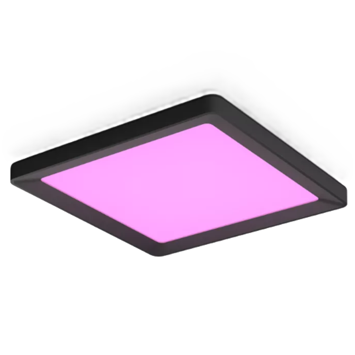 TENTO PHILIPS HUE pametni LED panel & COLOUR AMBIANCE kvadratna S crni