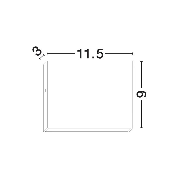 TICK VANJSKA ZIDNA SVJETILJKA LED 7Watt 416Lm
IP54 3000K CRNA