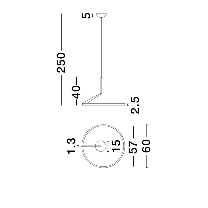 TILIA VISILICA LED/2700-3000-4000K/31W/2210Lm/CHAMPAIGN ZLATNA