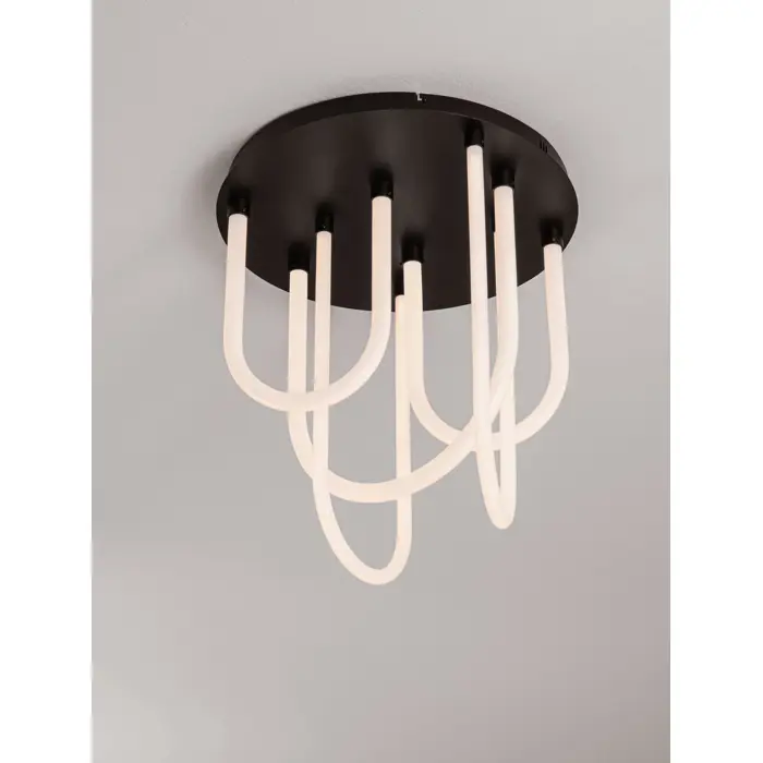 TOPAZ STROPNA SVJETILJKA CRNA LED 55W 240V 3850Lm IP20 3000K