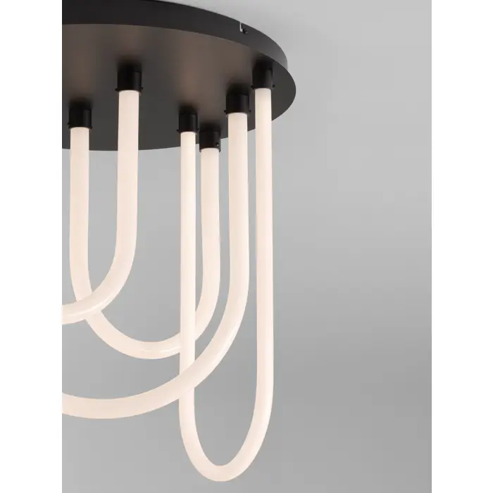 TOPAZ STROPNA SVJETILJKA CRNA LED 55W 240V 3850Lm IP20 3000K