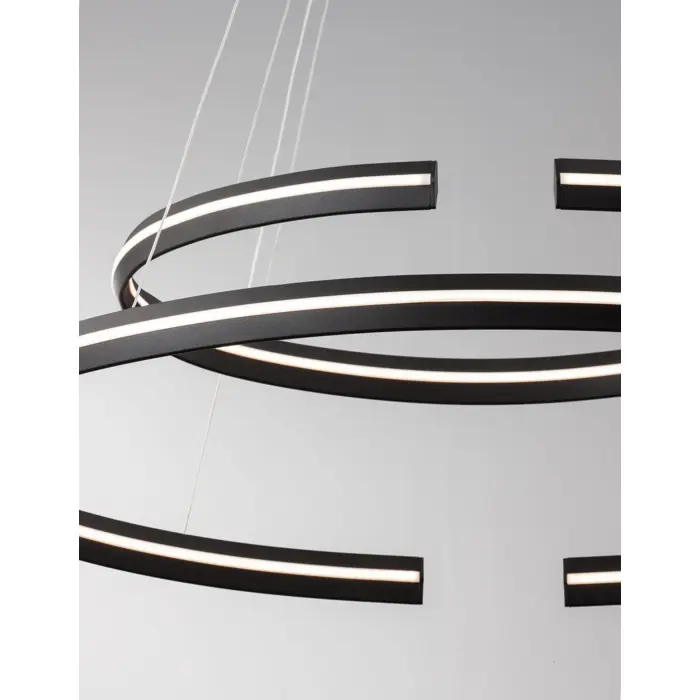 TORRENTE VISILICA LED 55W/3000K/2475lm/DIMM/IP20/CRNA