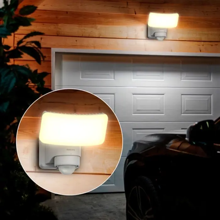 Tylus VANJSKI SOLARNI ZIDNI REFLEKTOR SA SENZOROM 3000K BIJELA