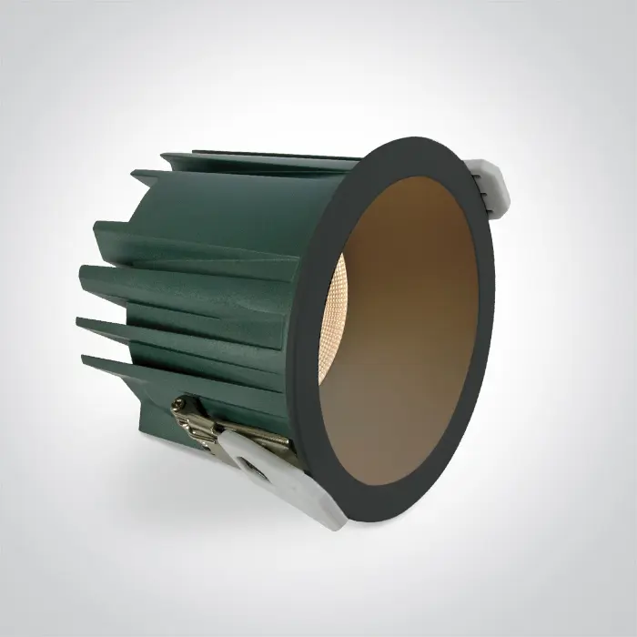 UGRADBENA LED SVJETILJKA CRNA 12W CCT IP65 230V 1200lm DARK LIGHT