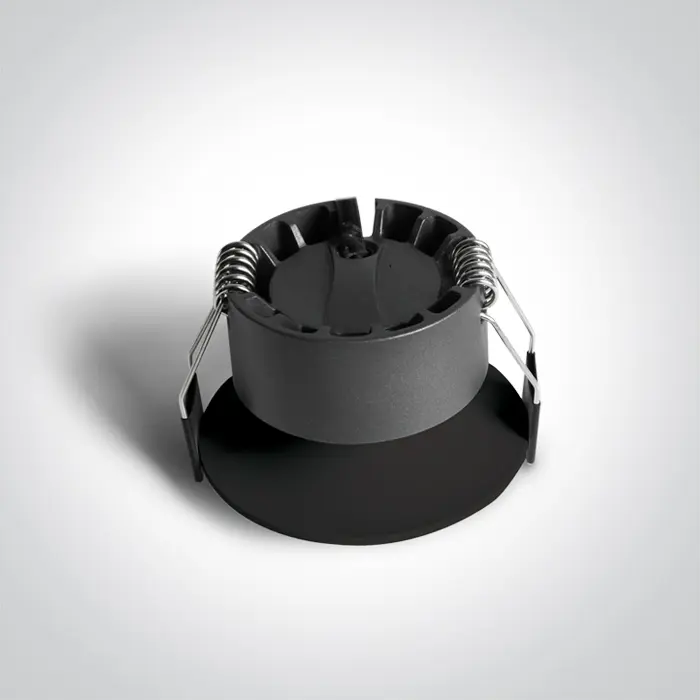 UGRADBENA LED SVJETILJKA CRNA 7W CCT IP20 230V DARK LIGHT 560lm