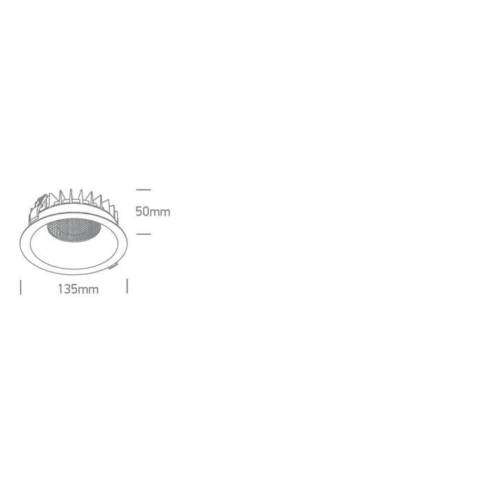 UGRADBENA LED SVJETILJKA S HONEYCOMB CRNA 20W CCT IP20 230V 1600lm DARK LIGHT