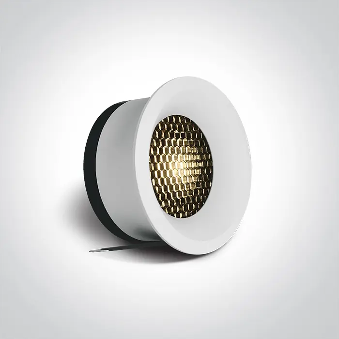 UGRADBENA SVJETILJKA 6,5W CCT 700mA DARK LIGHT HONEYCOMB BIJELA