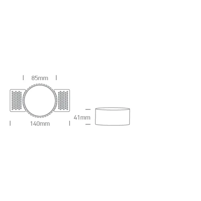 UGRADBENA SVJETILJKA GU10 10W TRIMLESS DARK LIGHT BIJELA