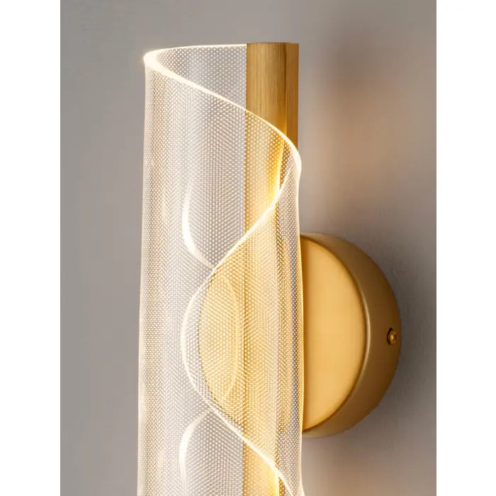 VALENTIN ZIDNA LAMPA LED/3000K/9W/505Lm/BRASS GOLD