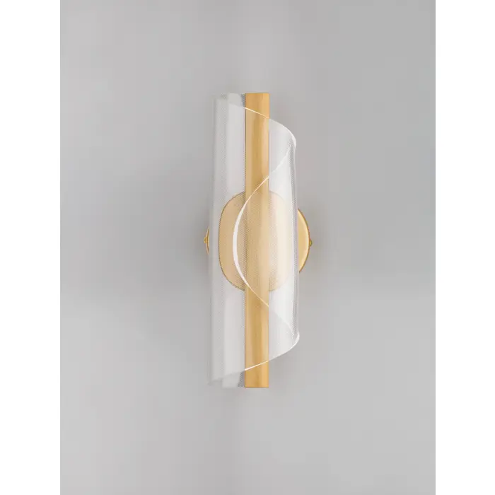 VALENTIN ZIDNA LAMPA LED/3000K/9W/505Lm/BRASS GOLD