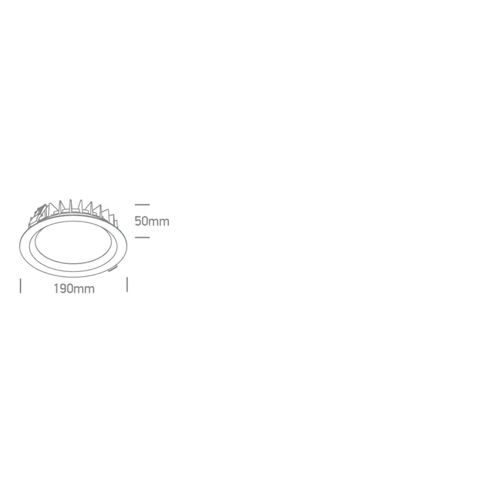 VANJSKA UGRADBENA LED SVJETILJKA CRNA 25W CCT IP65 2250lm 230V