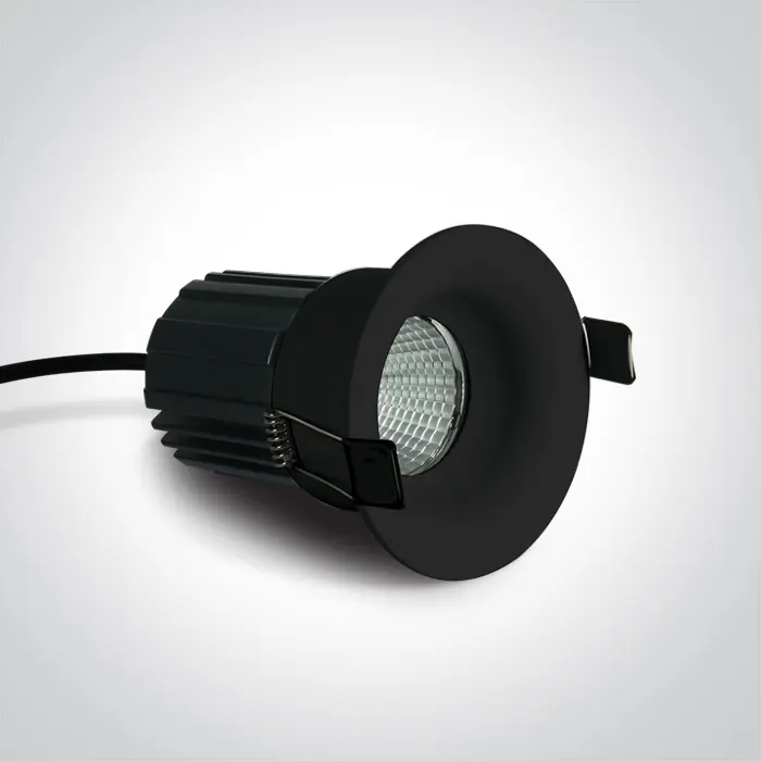 VANJSKA UGRADBENA SVJETILJKA LED/12W/3000K/1100lm/40°/700mA IP65 DIM. CRNA