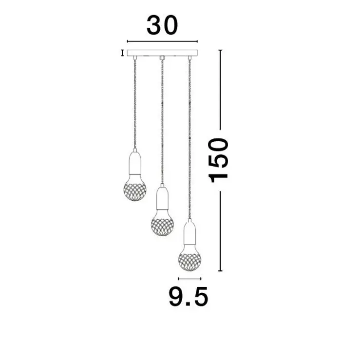 VEDA VISLICA G9 /IP20/MESING