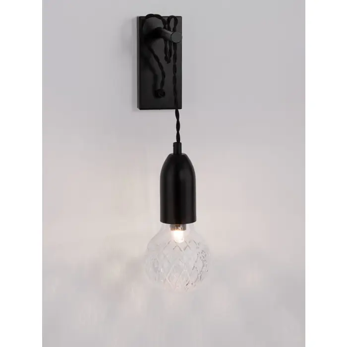VEDA ZIDNA LAMPA G9 /IP20/CRNA