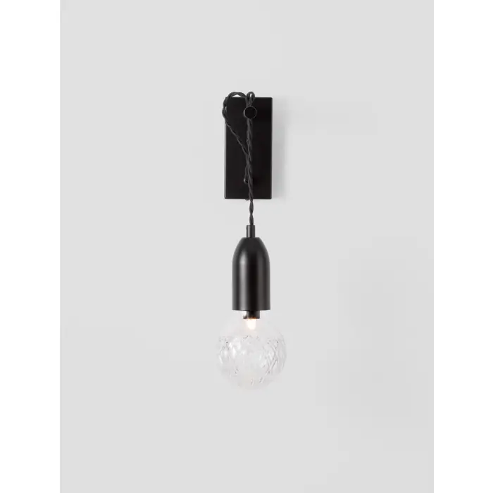 VEDA ZIDNA LAMPA G9 /IP20/CRNA