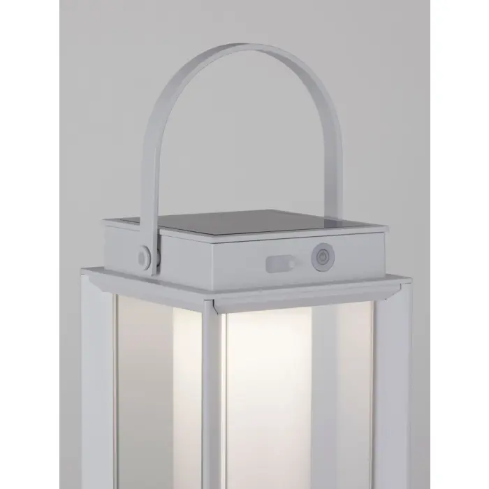 VERHAL VANJSKA PRIJENOSNA STOLNA LAMPA LED 2W/3000K/200lm/IP54/BIJELA SOLAR