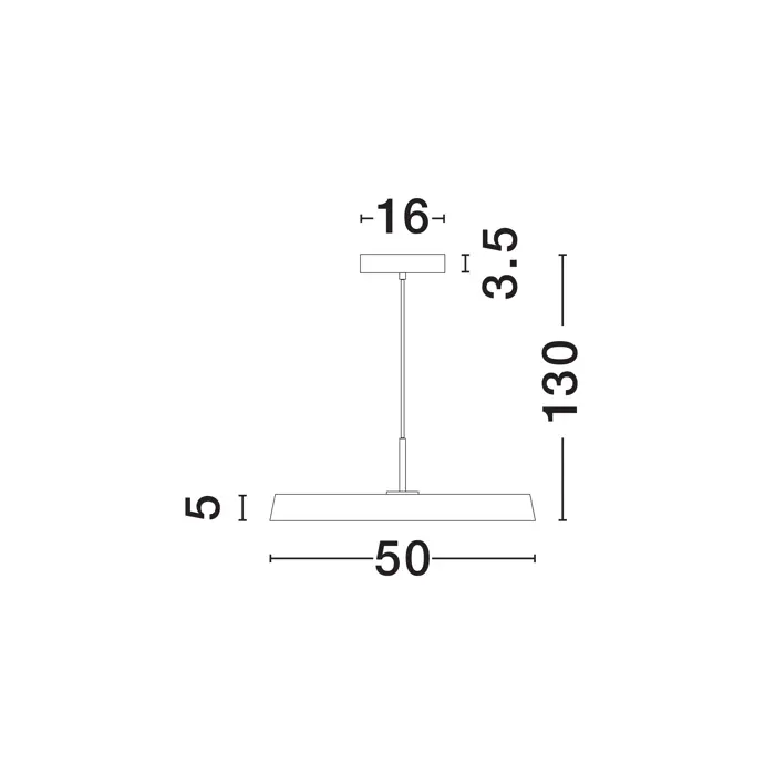 VETRO VISILICA LED/3000K/37W/4275Lm/BIJELA