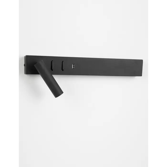 VIDA ZIDNA LAMPA LED 8W/3000K/560lm/IP20/CRNA