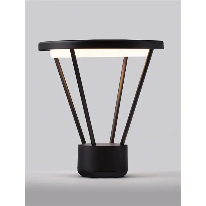 VIRTUS STAJAĆA LAMPA LED 3000K 1190lm IP65 CRNA