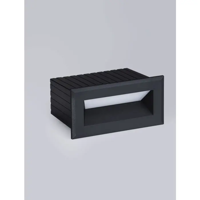 VIVION UGRADBENA ZIDNA SVJETILJKA CRNA
LED 1 Watt 220-240 Volt 29lm