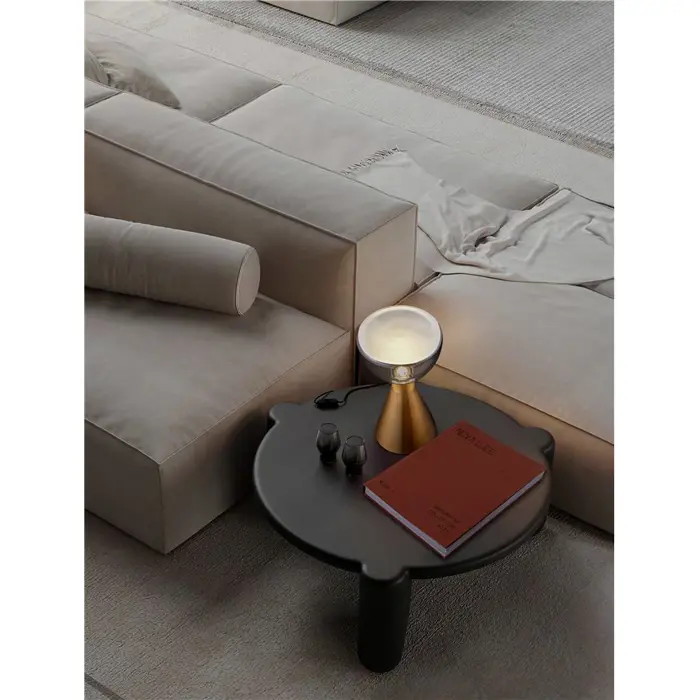 VOI STOLNA LAMPA LED /3000K/8W/227Lm/ZLATNA& SMOKY