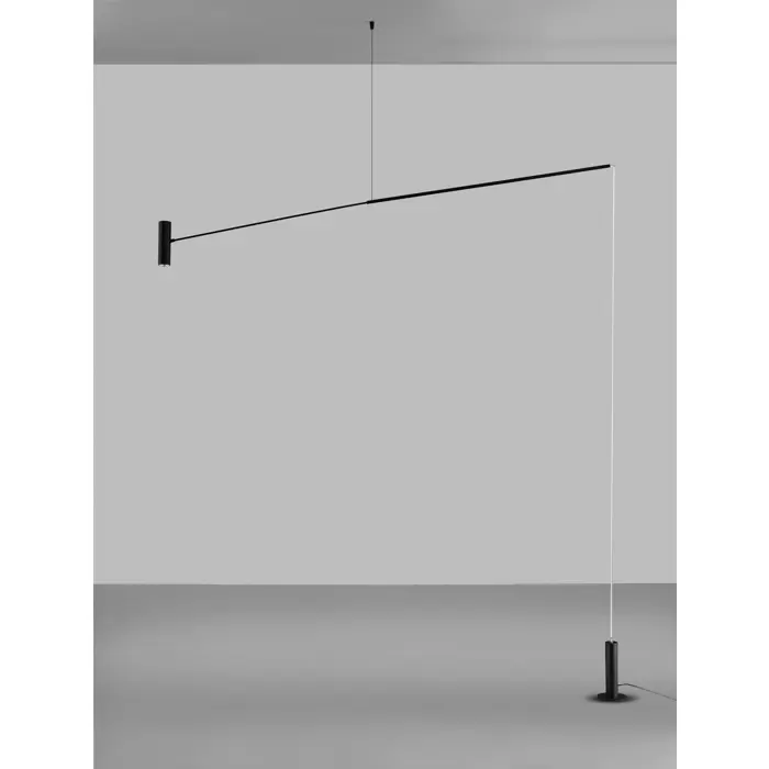 VOICE STAJAĆA LAMPA LED 12W/3000K/960lm/IP20/CRNA