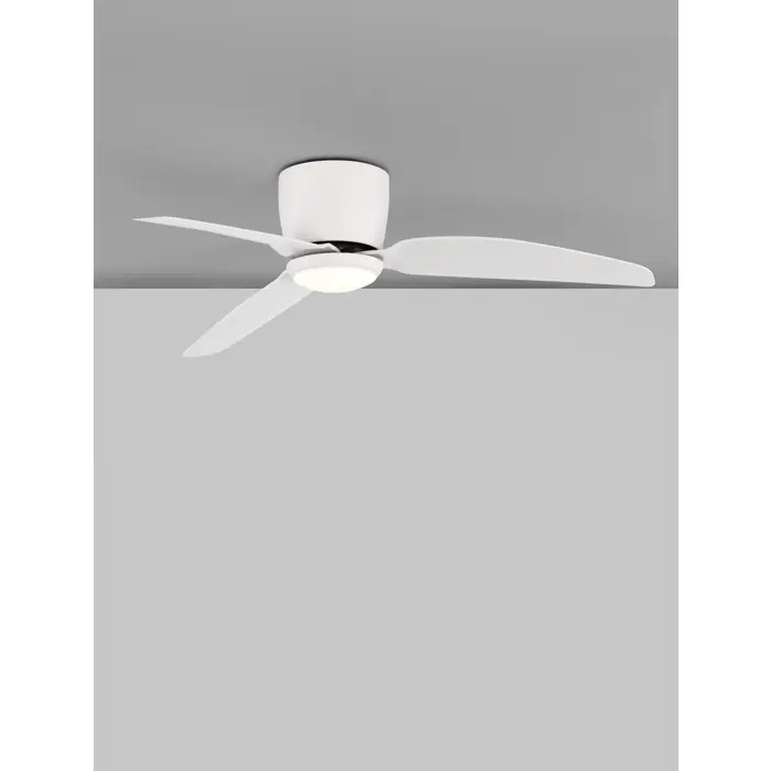 VOLGA PLAFONSKI VENTILATOR LED 18W/3000K/650lm/IP20/BIJELA