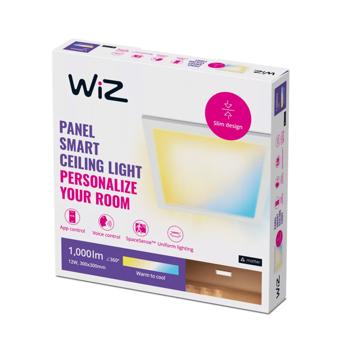 WIZ PANEL STROPNA SVJETILJKA RT 36W BIJELA 27-65K TW