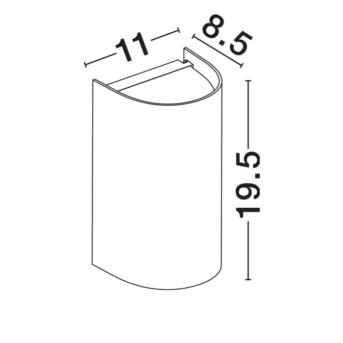 YORK ZIDNA SVJETILJKA BIJELA
LED GU10 2x10 Watt
100-240 Volt