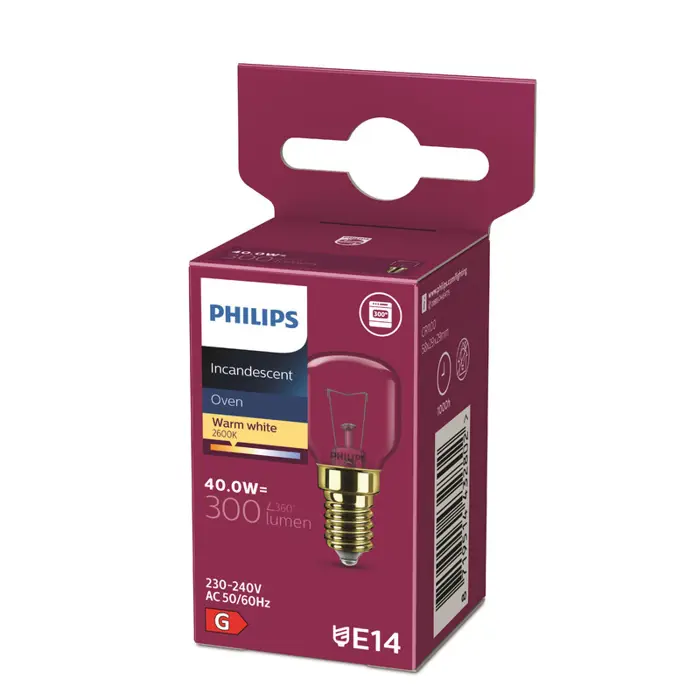 App PHILIPS Klasična/inkandescentna žarulja za pećnicu 40W E14 (2700K)